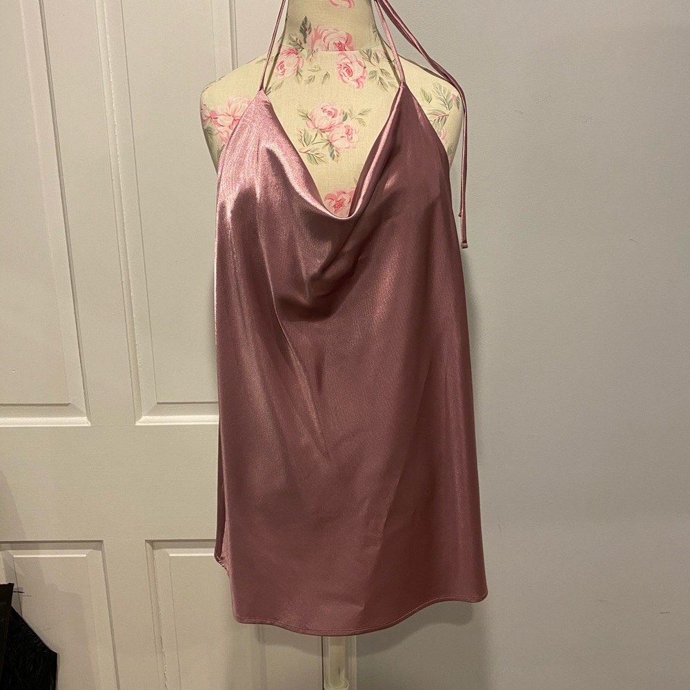 Pink Halter Dress
